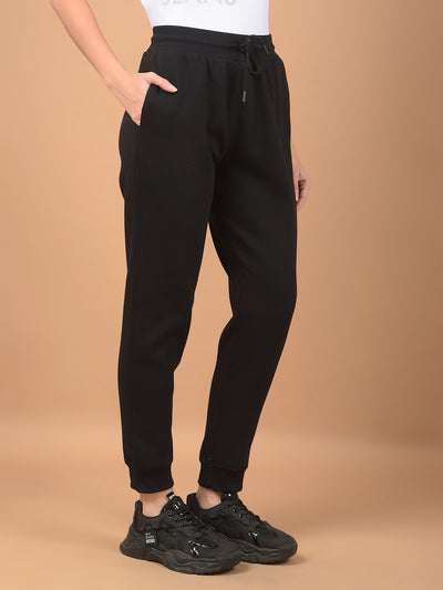 Black Joggers-Women Joggers-Crimsoune Club