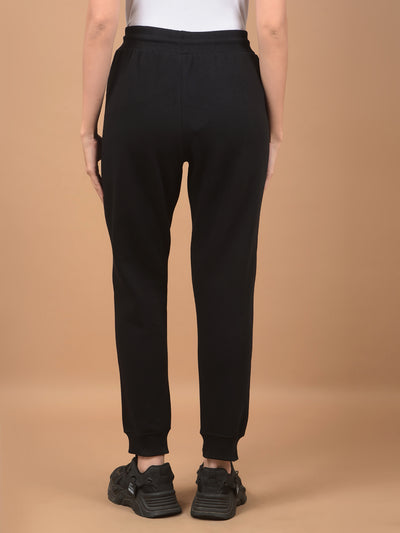 Black Joggers-Women Joggers-Crimsoune Club
