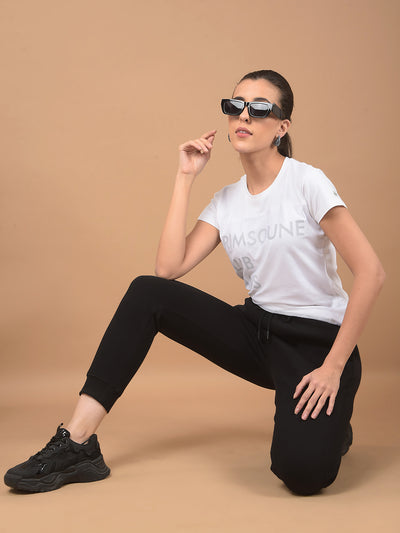 Black Joggers-Women Joggers-Crimsoune Club