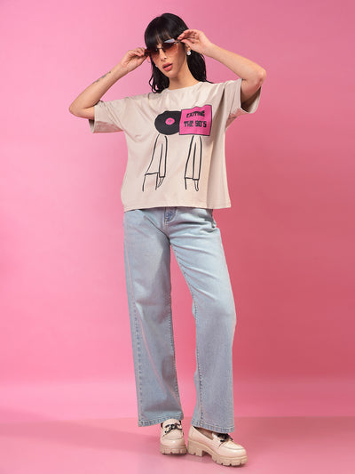 Blue Wide-Leg Jeans-Women Jeans-Crimsoune Club