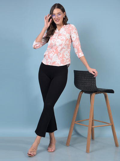 Women's Black Bootcut Jeggings-Women Jeggings-Crimsoune Club