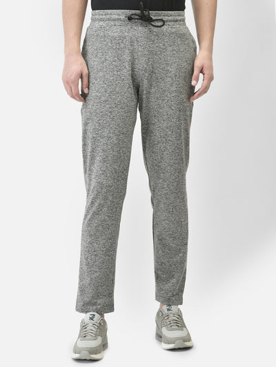 Grey Track Pants-Men Track Pants-Crimsoune Club