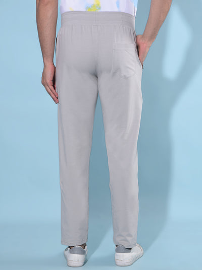 Grey Trackpants-Men Trackpants-Crimsoune Club