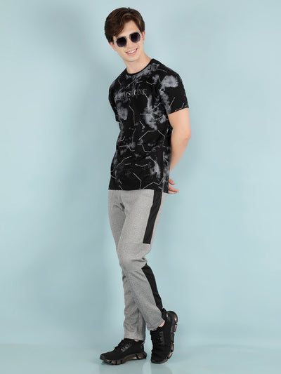 Grey Trackpants-Men Trackpants-Crimsoune Club