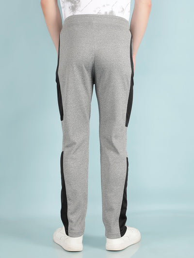 Grey Trackpants-Men Trackpants-Crimsoune Club