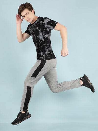 Grey Trackpants-Men Trackpants-Crimsoune Club