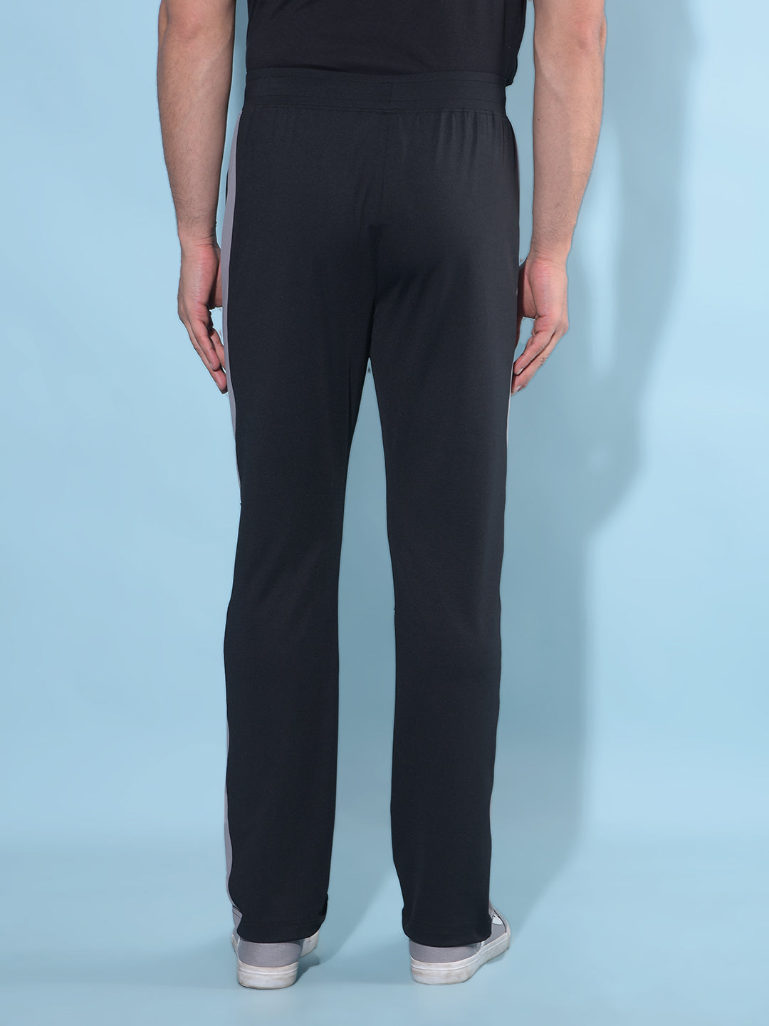 Black Trackpants-Men Trackpants-Crimsoune Club