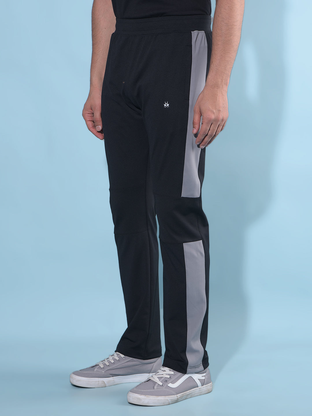 Black Trackpants-Men Trackpants-Crimsoune Club