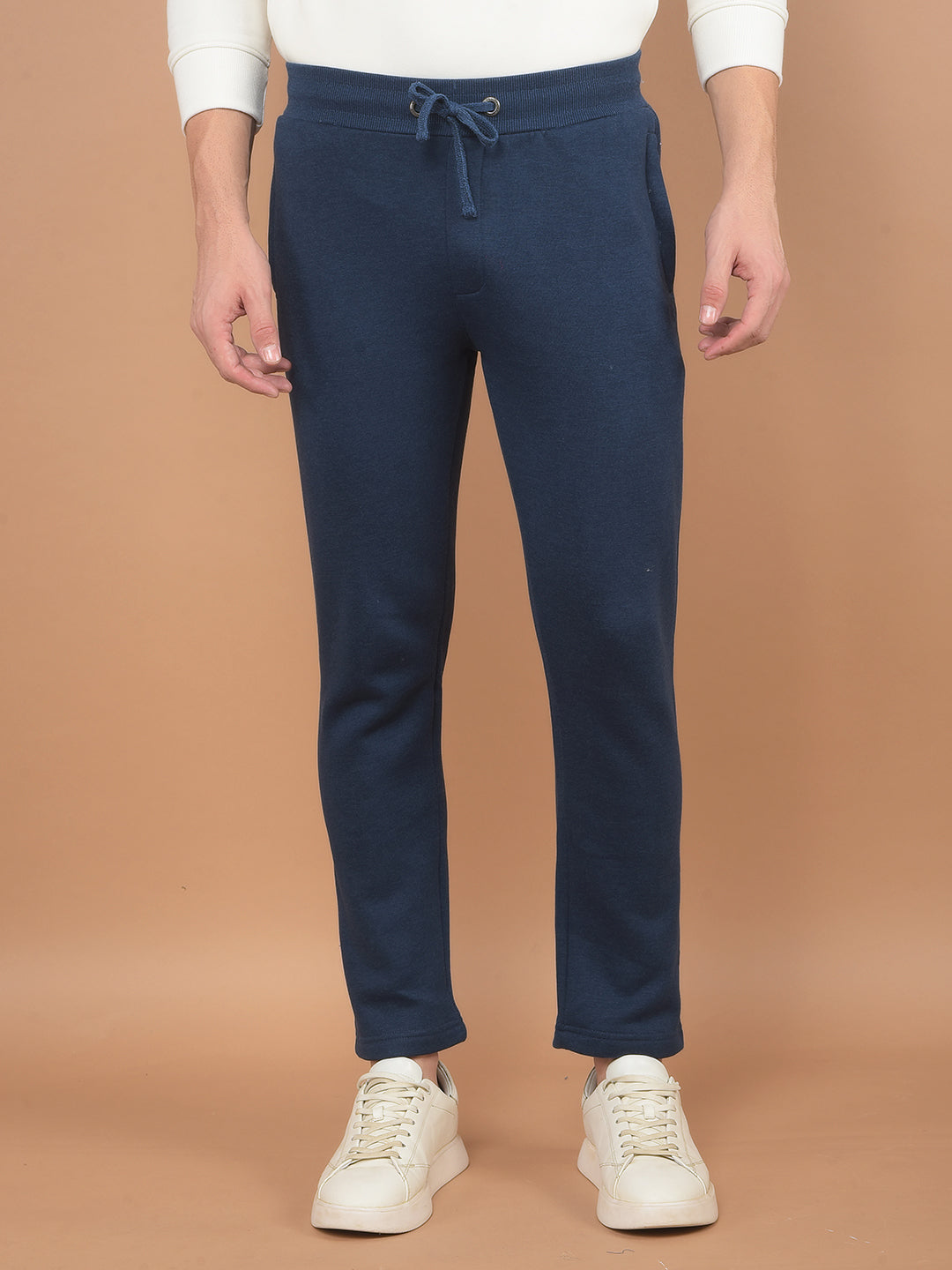 Blue Trackpants-Men Trackpants-Crimsoune Club