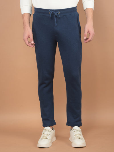 Blue Trackpants-Men Trackpants-Crimsoune Club
