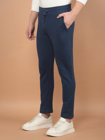 Blue Trackpants-Men Trackpants-Crimsoune Club