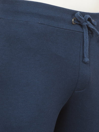 Blue Trackpants-Men Trackpants-Crimsoune Club