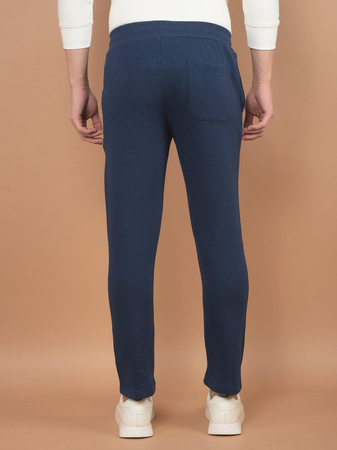 Blue Trackpants-Men Trackpants-Crimsoune Club