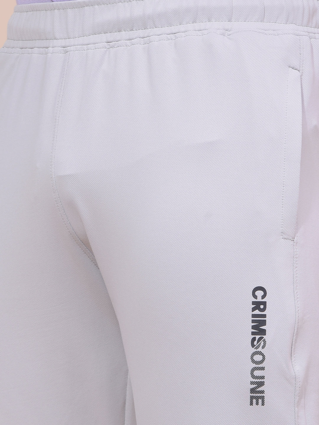 Grey Track Pants-Men Track Pants-Crimsoune Club