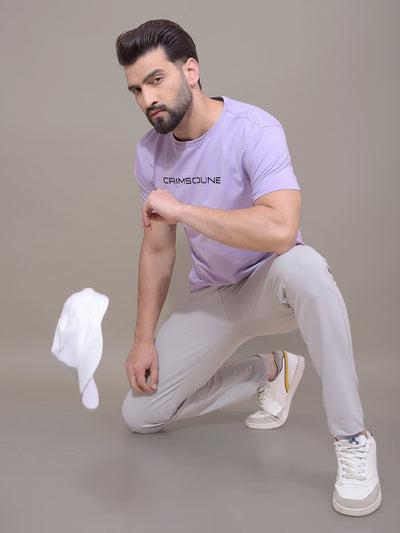 Grey Track Pants-Men Track Pants-Crimsoune Club