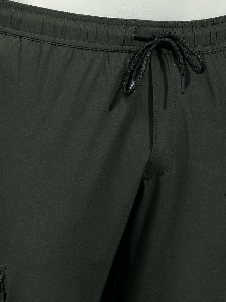 Olive Cargo Joggers-Men Joggers-Crimsoune Club