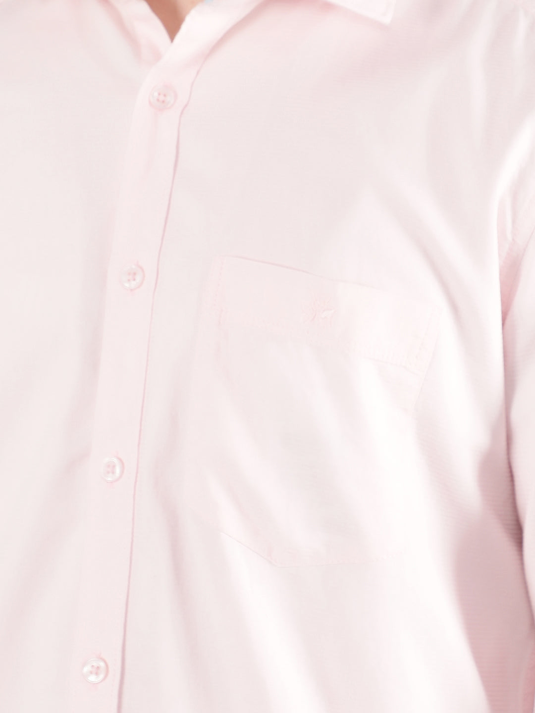 Pink 100% Cotton Shirt-Men Shirts-Crimsoune Club