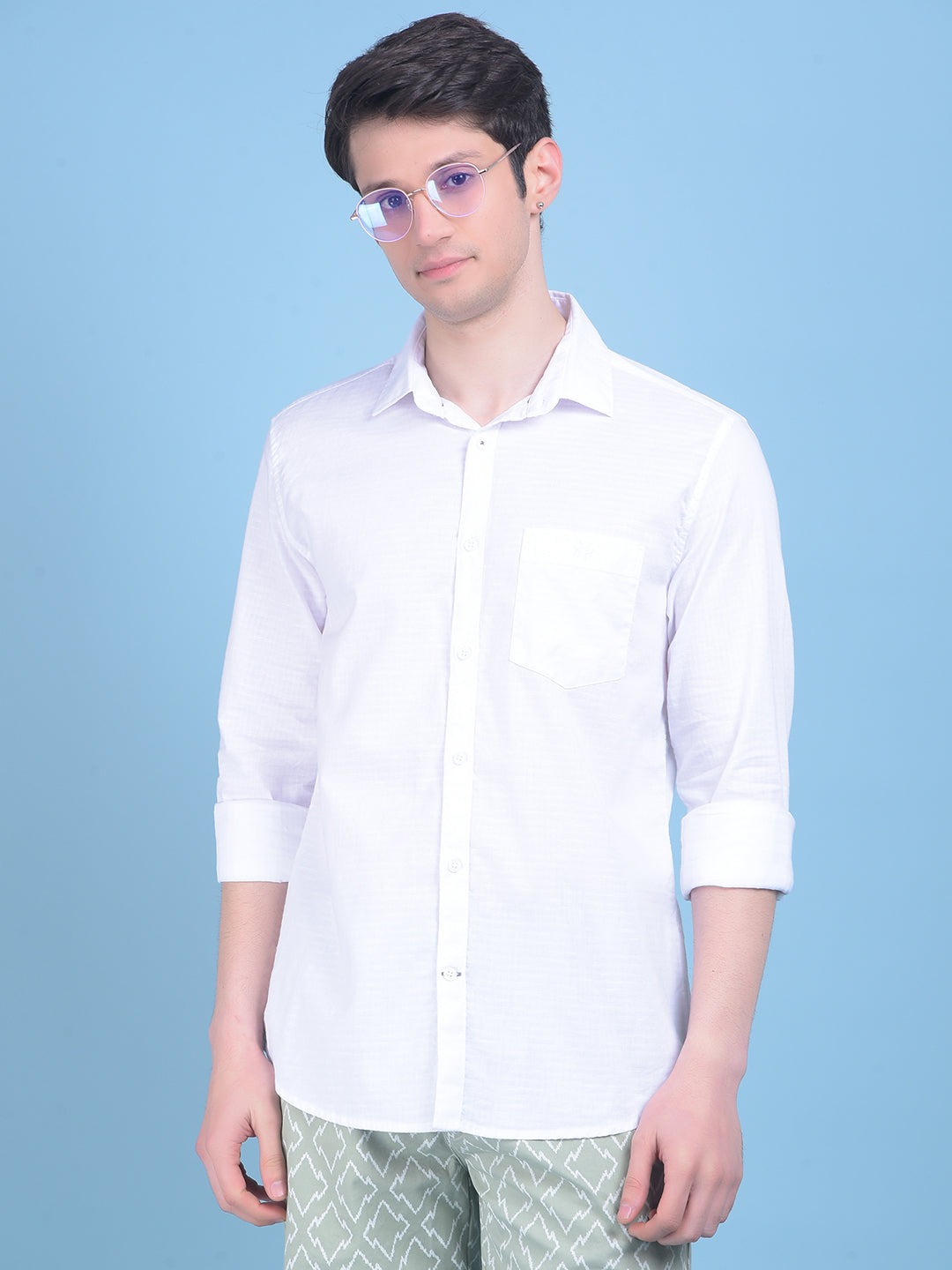 White Shirt-Men Shirts-Crimsoune Club