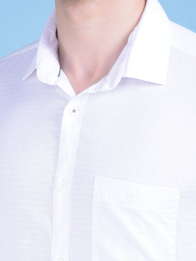 White Shirt-Men Shirts-Crimsoune Club