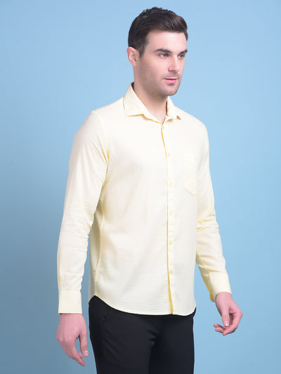 Yellow Shirt-Men Shirts-Crimsoune Club