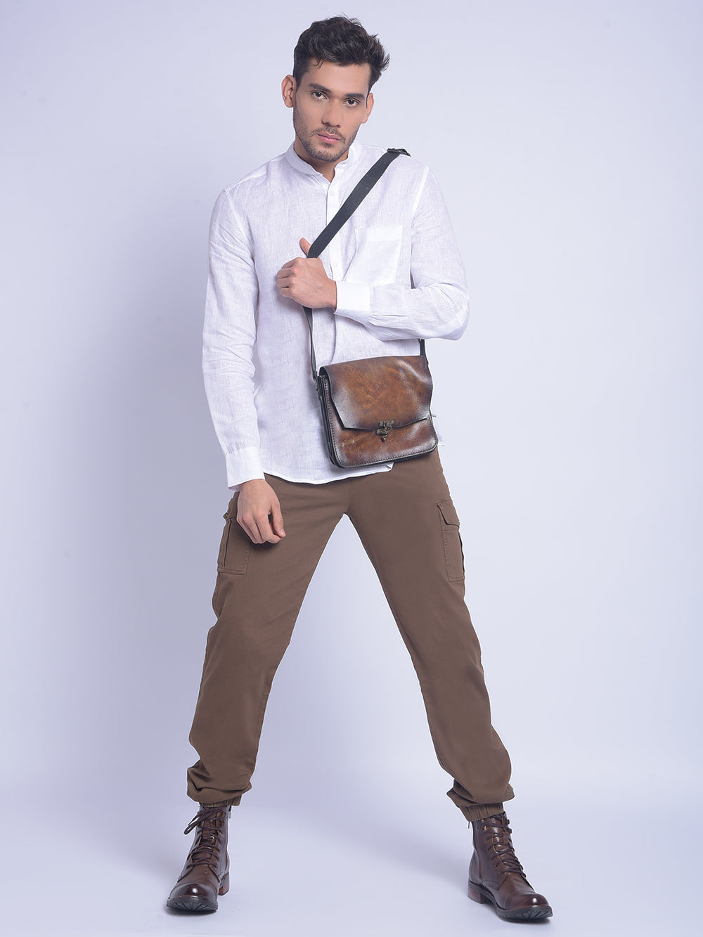 White Printed Shirt-Men Shirts-Crimsoune Club