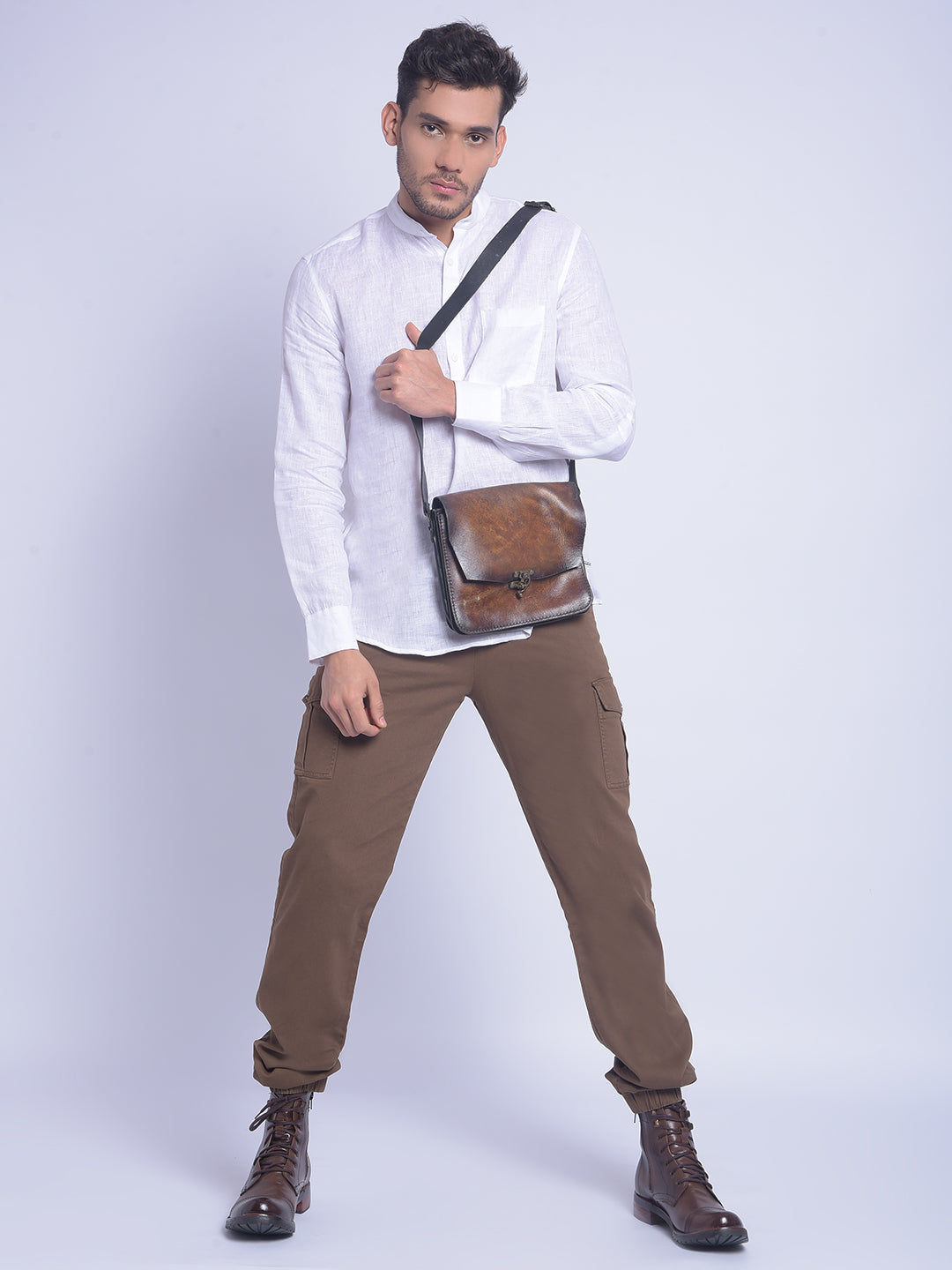 White Printed Shirt-Men Shirts-Crimsoune Club