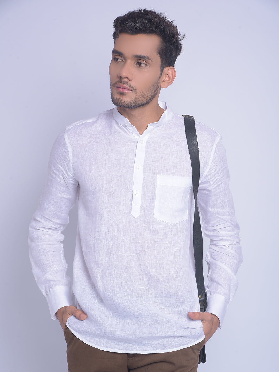 White Printed Shirt-Men Shirts-Crimsoune Club