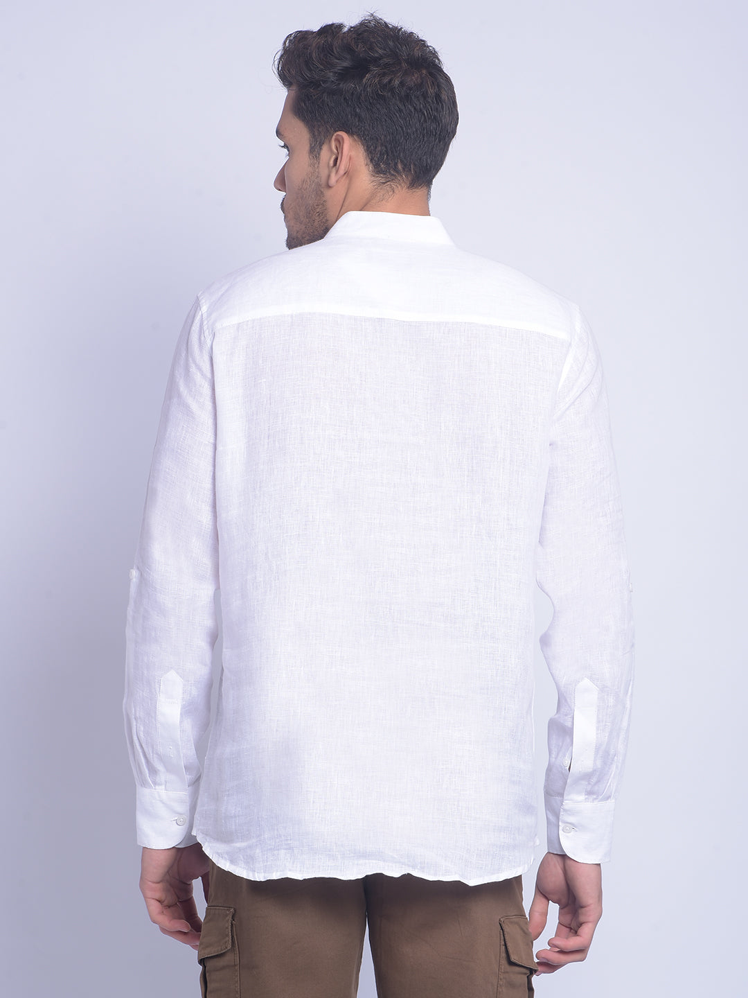 White Printed Shirt-Men Shirts-Crimsoune Club