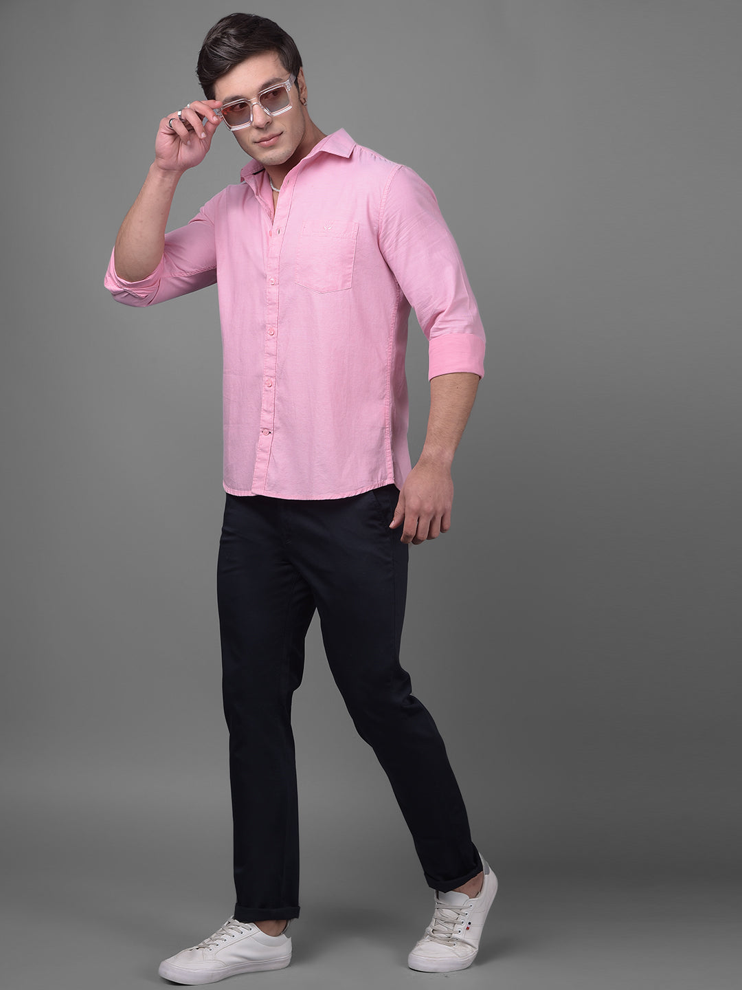 Pink Shirt-Men Shirts-Crimsoune Club