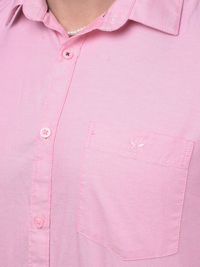 Pink Shirt-Men Shirts-Crimsoune Club