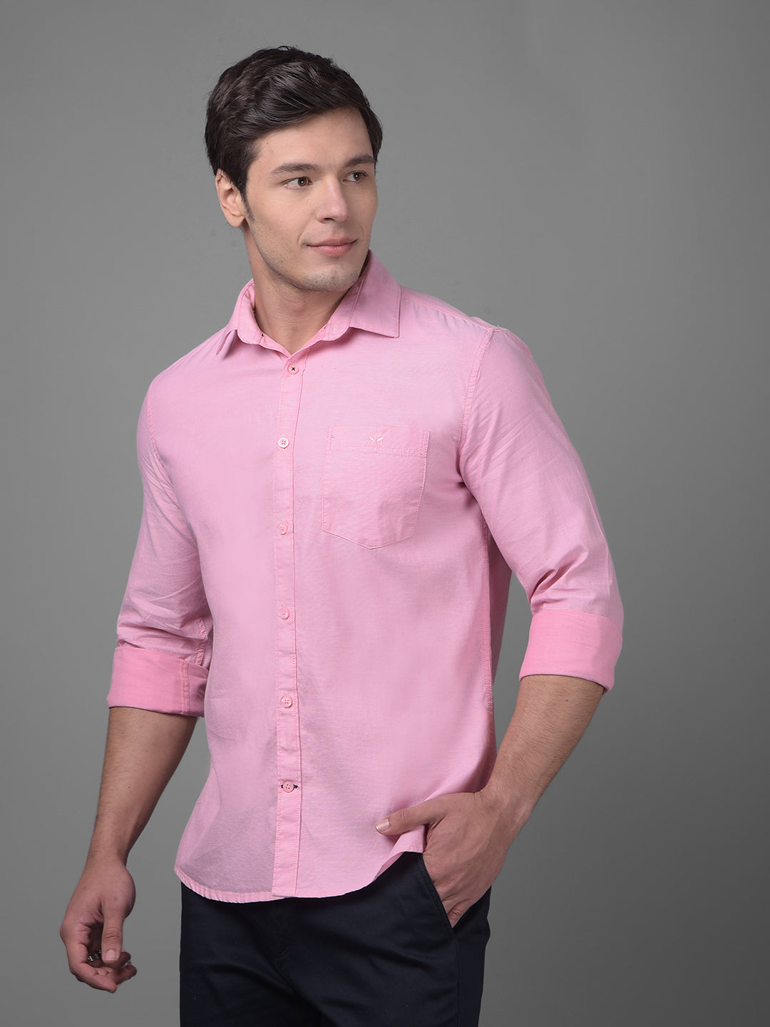 Pink Shirt-Men Shirts-Crimsoune Club