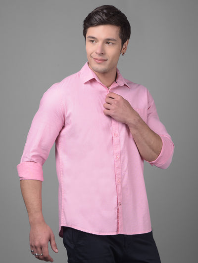 Pink Shirt-Men Shirts-Crimsoune Club