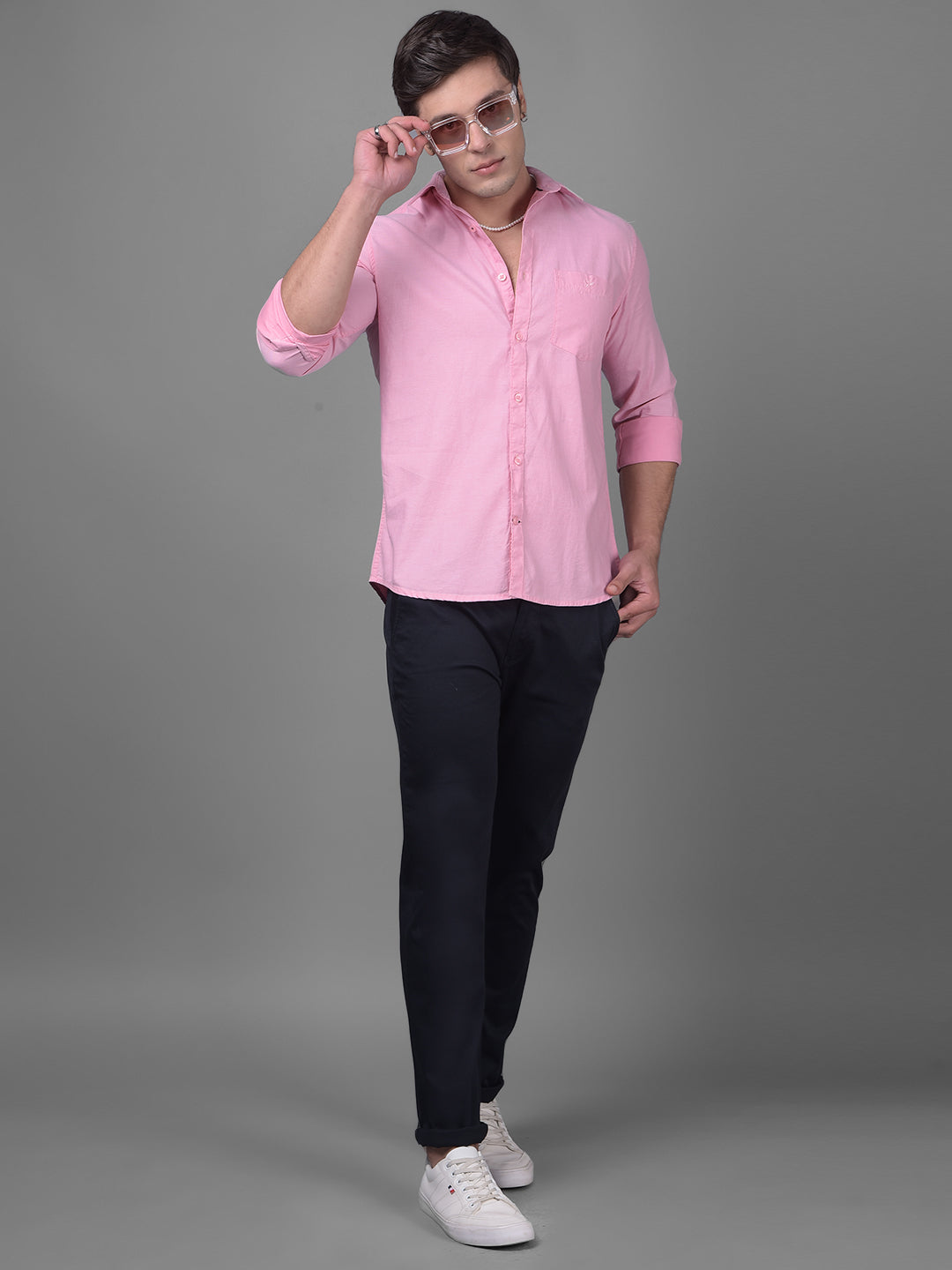 Pink Shirt-Men Shirts-Crimsoune Club