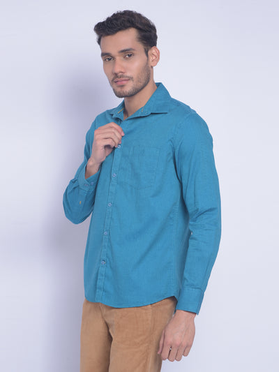 Blue Shirt-Men Shirts-Crimsoune Club