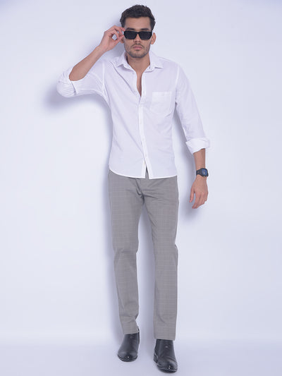 White Printed Shirt-Men Shirts-Crimsoune Club