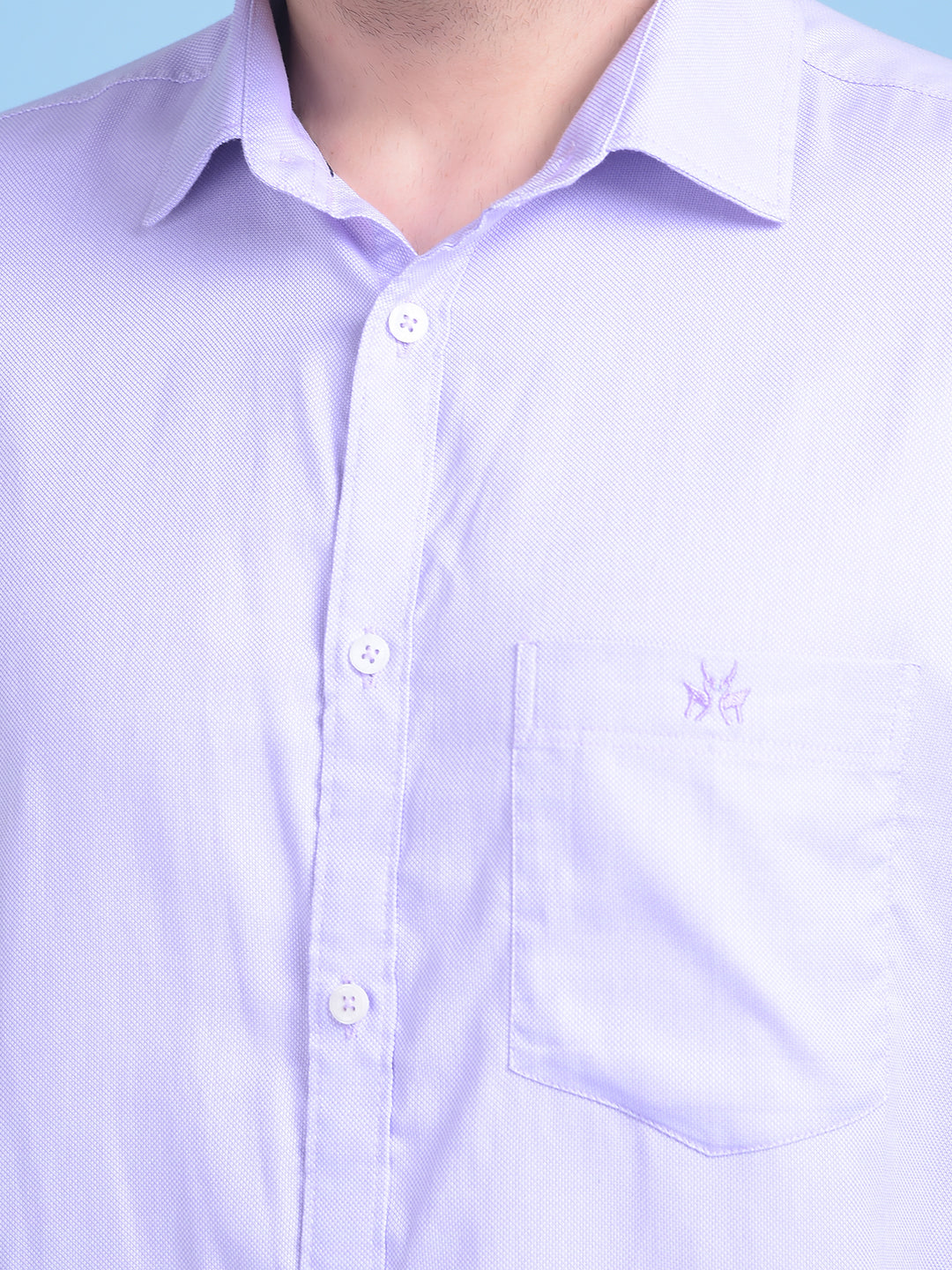 Purple 100% Cotton Shirt-Men Shirts-Crimsoune Club