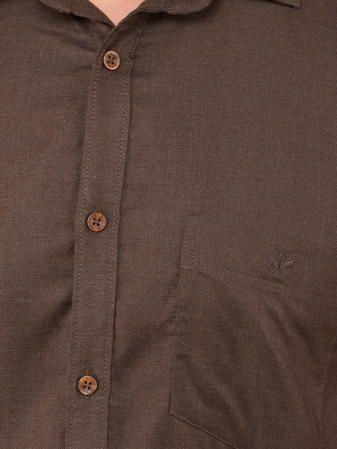 Brown Shirt-Men Shirts-Crimsoune Club