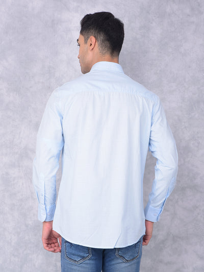 Blue Shirt-Men Shirts-Crimsoune Club
