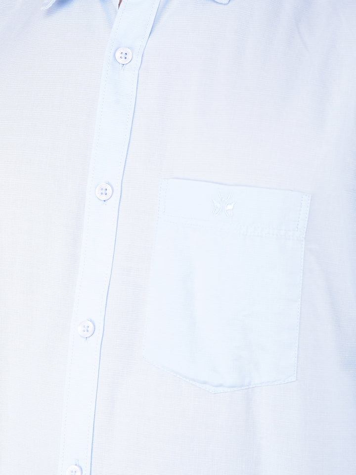 Blue Shirt-Men Shirts-Crimsoune Club