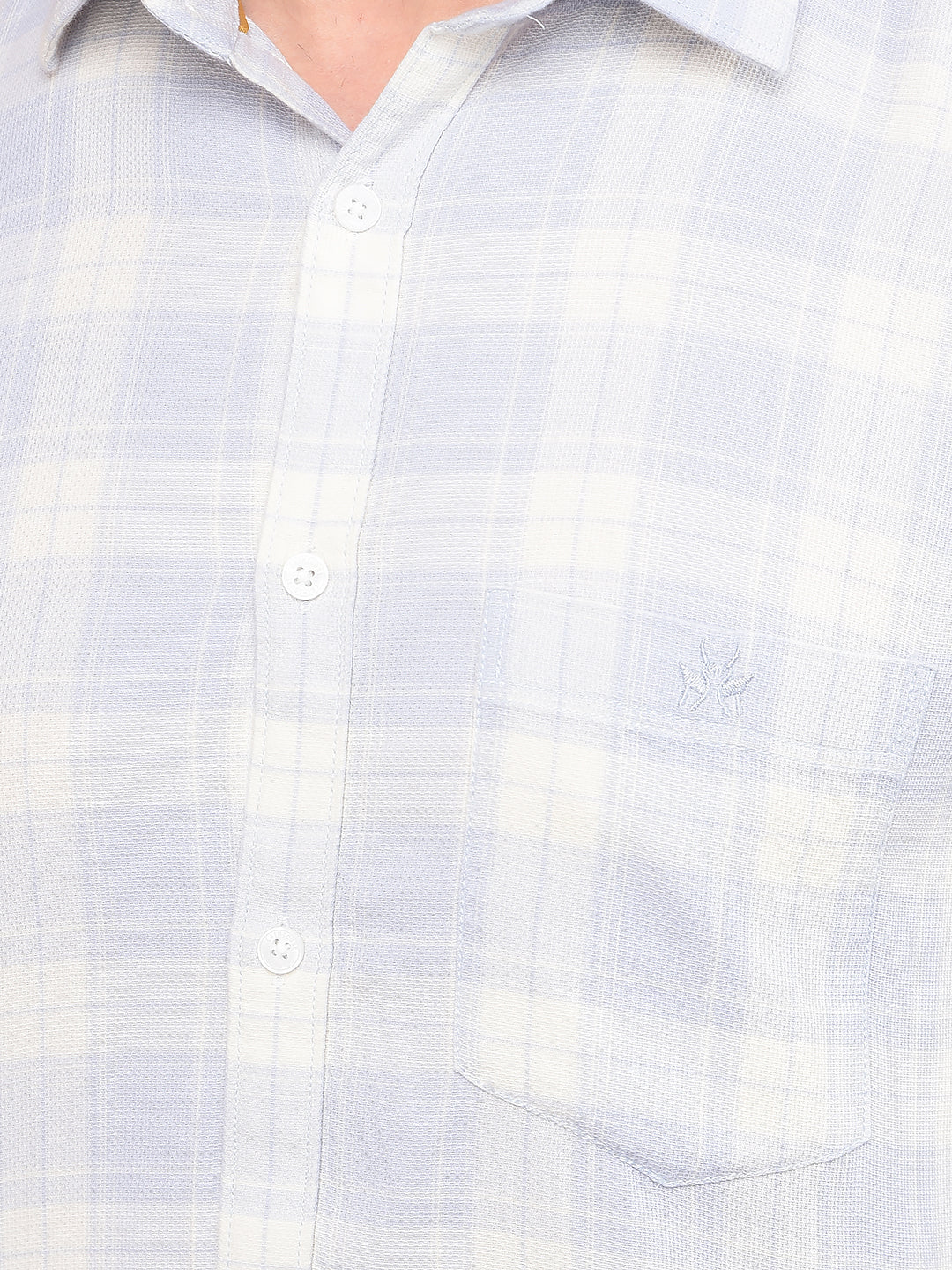 Purple Checked 100% Cotton Shirt-Men Shirts-Crimsoune Club