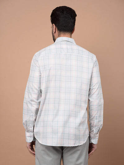 Multi-Color Checked 100% Cotton Shirt-Men Shirts-Crimsoune Club