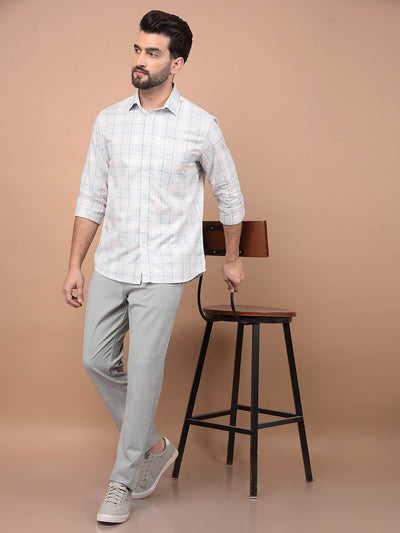 Multi-Color Checked 100% Cotton Shirt-Men Shirts-Crimsoune Club
