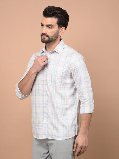 Multi-Color Checked 100% Cotton Shirt-Men Shirts-Crimsoune Club