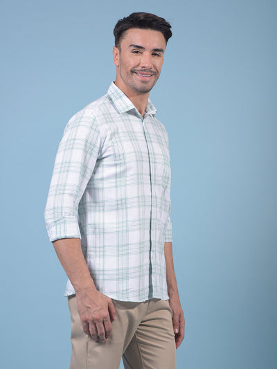 Grey Checked Shirt-Men Shirts-Crimsoune Club