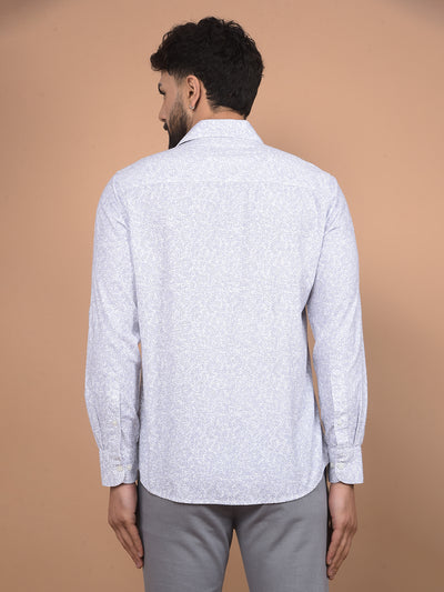 Purple Printed Shirt-Men Shirts-Crimsoune Club