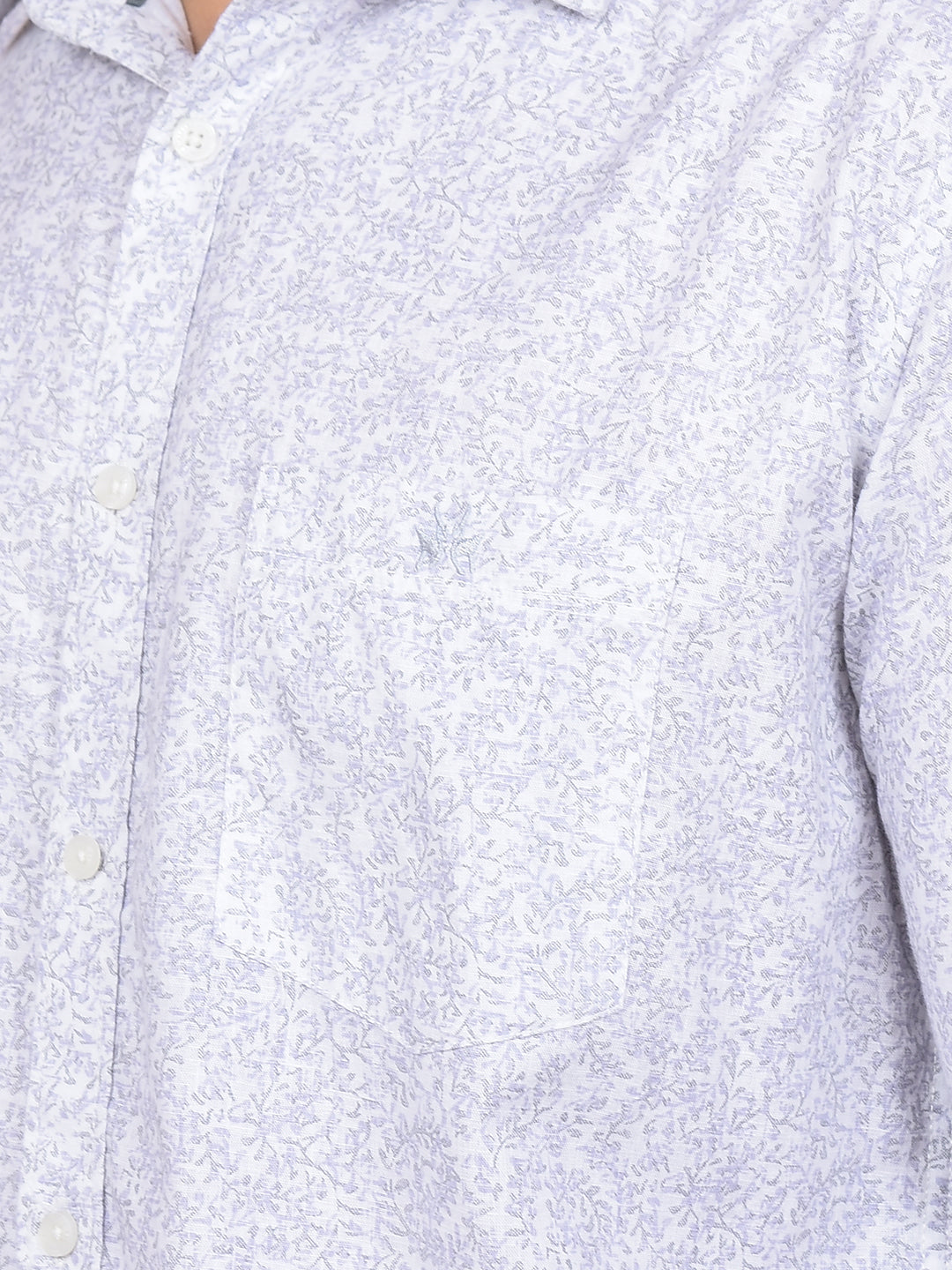 Purple Printed Shirt-Men Shirts-Crimsoune Club