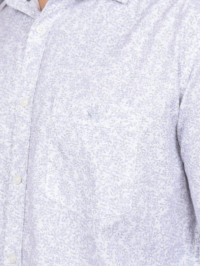 Purple Printed Shirt-Men Shirts-Crimsoune Club