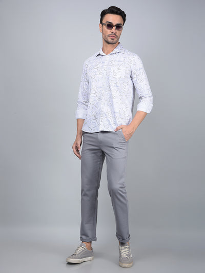Multi-Color Abstract Print Shirt-Men Shirts-Crimsoune Club