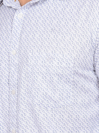 Purple Printed Shirt-Men Shirts-Crimsoune Club
