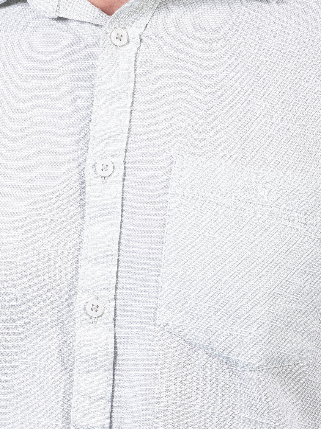 Green 100% Cotton Shirt-Men Shirts-Crimsoune Club